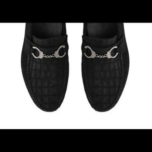 Jimmy Choo Men’s Loafer Black Suede Size 43 (American size 10) Brand new.